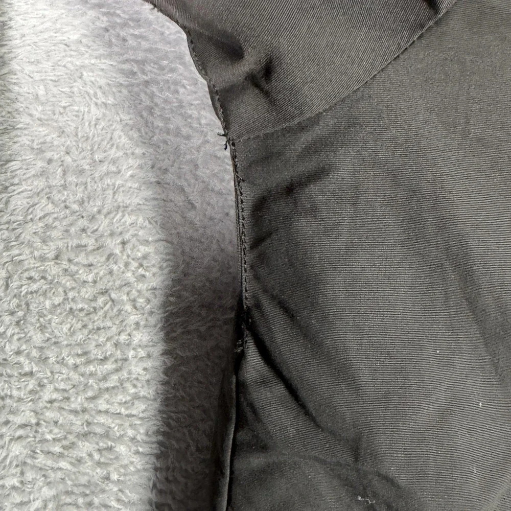 Patagonia Jacket Boys XL 14 Gray Hooded Fleece Lined Insulated Nylon Infurno